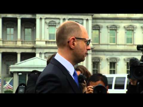 Watch Ukraine's PM- 'Mr. Putin, Tear Down This Wall' News Video Video