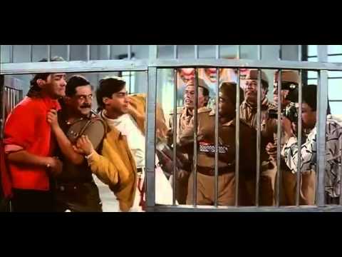 Watch Aamir cuts the ribbon at police station - Andaz Apna Apna - Bollywood Movie Comedy Scene Video