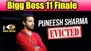 Watch Puneesh Sharma EVICTED From Bigg Boss 11 Finale | Shilpa, Hina, Vikas TOP 3 Video