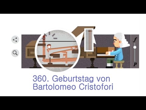 Watch Erfinder des Pianos - who invented the piano - Bartolomeo Cristofori - Google Doodle Video