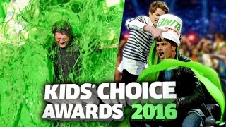 Watch Blake Shelton & John Stamos SLIMED! | 2016 Kids' Choice Awards Video
