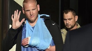 Watch Video emerges of France train hero Spencer Stone stabbing Video