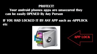Watch [HINDI] PROTECT YOUR ANDROID PHONE APPLICATIONS FROM THE APP LOCKS!!!! Video