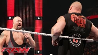 Watch Brock Lesnar lays waste to Big Show: WWE Raw, Oct. 5, 2015 Video