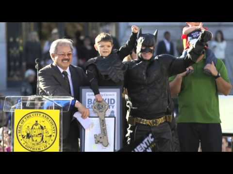 Watch Batkid Gets Thumbs Up From Christian Bale News Video Video