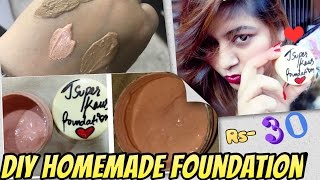 Watch DIY Homemade Foundation   How to Make Liquid Foundation at Home   Result in Live Video Video