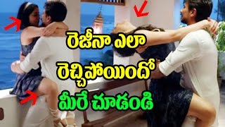 Watch Regina Cassandra Romance with Stalin | Saravanan Irukka Bayamey | Wardrobe Malfunction | TopTeluguTV Video