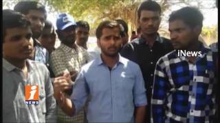 Watch Dead Lizard Found In Mess Food | SK University | Khammam | iNews Video