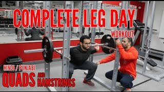 Watch Complete REVERSE LEG DAY workout! BBRT #54 (Hindi / Punjabi) Video