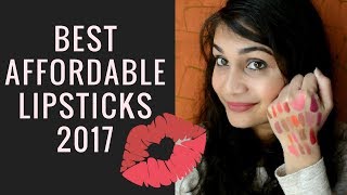 Watch Best of Affordable Lipsticks 2017 | 2017 Lipstick Favorites | Rs. 60 to Rs.500 | Nidhi Katiyar Video