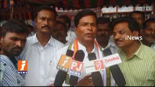 Watch Congress Leader Chinna Reddy Protest Over Farmers Coordination Committee In Wanaparty | iNews Video