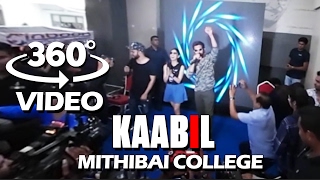 Watch Watch Hrithik Roshan's KAABIL CRAZE In 360 DEGREE VIDEO | Mithibai College Video