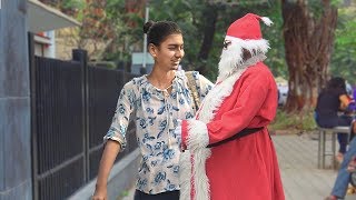 Watch Santa Kissing Prank India - Getting Kiss/Hug From Strangers Christmas 2017 | TamashaBera Video