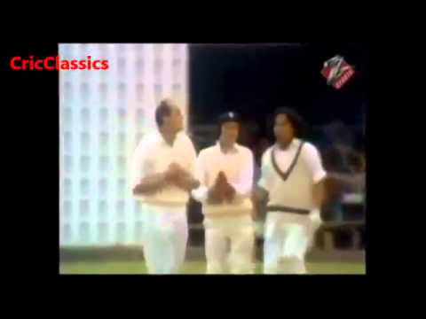 Watch How Unlucky Larry Gomes get a Duck on TEST Debut - Cricket Classic Video Video