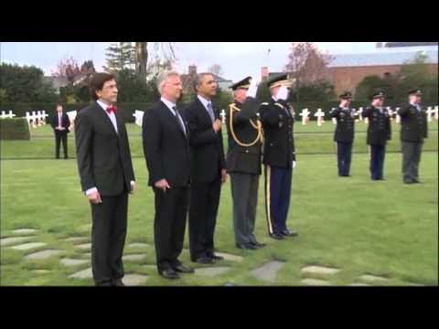 Watch Raw- Obama Honors American WWI Dead in Belgium News Video Video