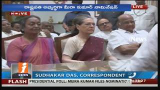 Watch Opposition Candidate Meira Kumar Files Nomination For President Election | iNews Video