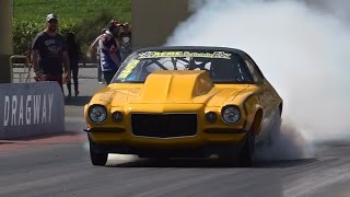 Watch ACME TWIN TURBO V8 CAMARO 7.04 @ 197 MPH SYDNEY DRAGWAY Video
