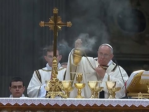 Watch Raw- Pope Francis Leads Easter Vigil Service News Video Video
