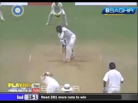 Watch Rahul Dravid Awesome DEFENCE FOR 4 !! ** Must Watch ** - Cricket Classic Video Video