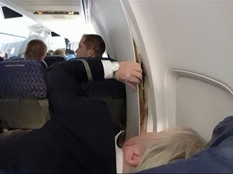 Watch Raw- Plane's Cabin Walls Crack Mid-flight News Video Video