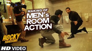 Watch MAKING OF MEN's ROOM ACTION - Rocky Handsome - John Abraham, Nishikant Kamat Video