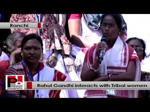 Watch Rahul Gandhi's interactive session with Tribal women in Jharkhand Video