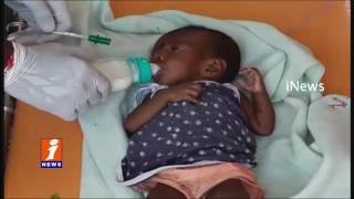 Watch Unknown Left 3 Months Baby at Hayathnagar | Baby Shifted to Sishu Vihar | iNews Video