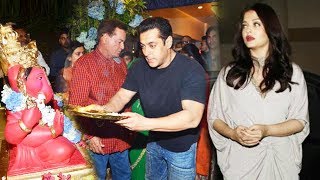 Watch Salman Wont Do Ganpati Puja At Home This Year, Aishwarya At Manish Malhotra's Birthday Bash Video