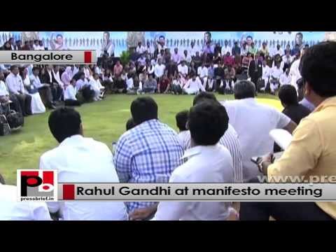Watch Rahul Gandhi- Congress party's DNA is about creating harmony and love Video