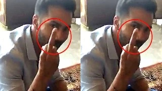 Watch WTF ! Varun Dhawan Shows Middle Finger To A Fan At Airport Video