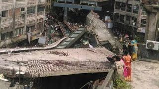 Watch CCTV captures Kolkata flyover collapse - News Video Video