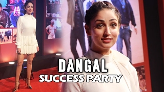 Watch KAABIL Girl Yami Gautam At Aamir Khan's DANGAL Success Party Video
