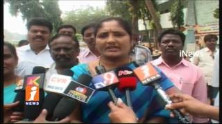 Watch Women Protest Against Central Govt With Support Of Congress On LPG Prices Hike | Tirupati | iNews Video