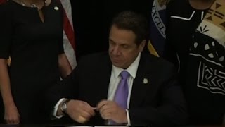 Watch Minimum Wage Hike Signed Into Law In New York - News Video Video