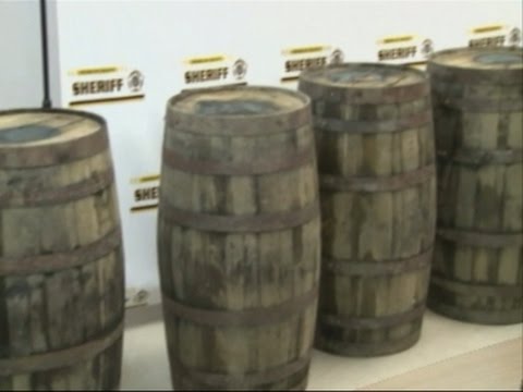 Watch 5 Barrels of Stolen Bourbon Found in Backyard News Video Video