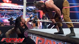 Watch Roman Reigns vs. Braun Strowman: WWE Raw, October 12, 2015 Video