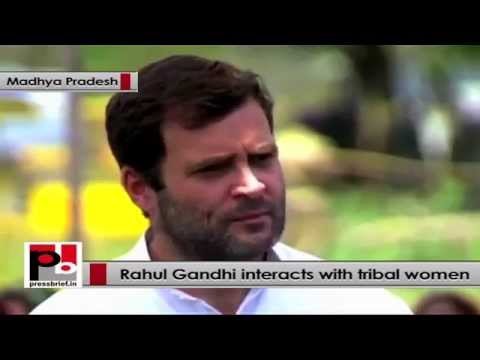 Watch Rahul Gandhi to tribal women - You shouldn't be afraid of anybody Video
