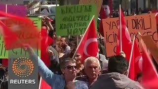 Watch Protests against migrants in Turkey, Greece - News Video Video