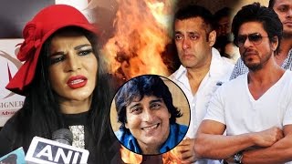 Watch Rakhi Sawant SLAMS Actors For Not Attending Vinod Khanna's LAST RITES Video