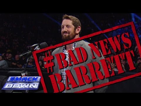 Watch Bad News Barrett ruins Tulsa's day: SmackDown, Dec. 6, 2013 - WWE Wrestling Video Video