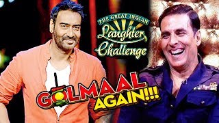 Watch Ajay Devgn To Promote Golmaal Again On The Great Indian Laughter Challenge Video