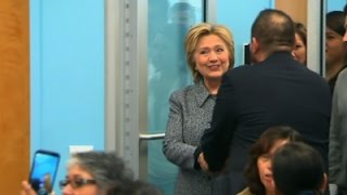 Watch Clinton to Latino Activists, 'Love Trumps Hate' News Video Video
