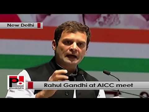 Watch Rahul Gandhi- Congress is a party which respects constitution and its democratic principles Video