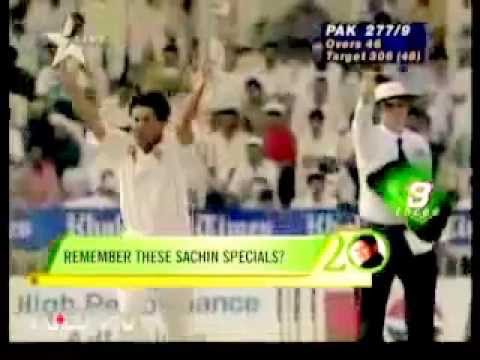 Watch Rare SACHIN Tendulkar so ANGRY EXTREMELY RARE VIDEO, India vs Paskitan 1996 *Must Watch* - Cricket Classic Video Video