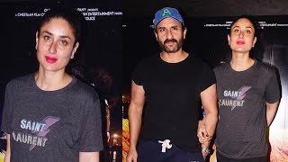 Watch Kareena Kapoor And Saif Ali Khan At Kaalakaandi Special Screening Video