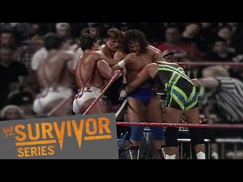 Watch FULL-LENGTH PPV MATCH - Team Hart Family vs .Team Godwinn: Survivor Series 1996 - WWE Wrestling Video Video
