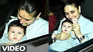 Watch Kareena Kapoor's Son Taimur Waves At Media - WATCH VIDEO Video