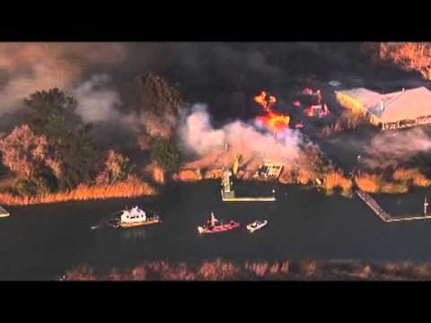 Watch Raw- California Island Fire Out-of-Control News Video Video