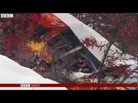 Watch French Alps Rock derails Nice to Digne les Bains train News Video Video
