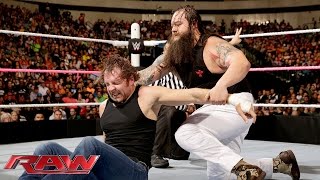 Watch Roman Reigns, Dean Ambrose & Seth Rollins vs. The Wyatt Family: WWE Raw, October 19, 2015 Video